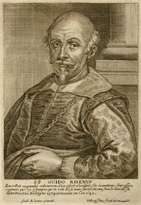 Self Portrait, plate 29 from a series of portraits of artists, engraved by Joannes Meyssens by Guido Reni